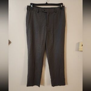 Mens croft & barrow dress pants grey size 34x30